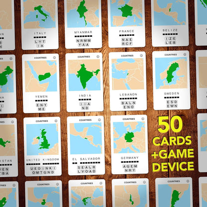 100 PICS Brain Teasers Travel Game - Solve 100 Puzzles | Flash Cards with Slide Reveal Case | Card Game, Gift, Stocking Stuffer | Hours of Fun for Kids and Adults | Age 6+