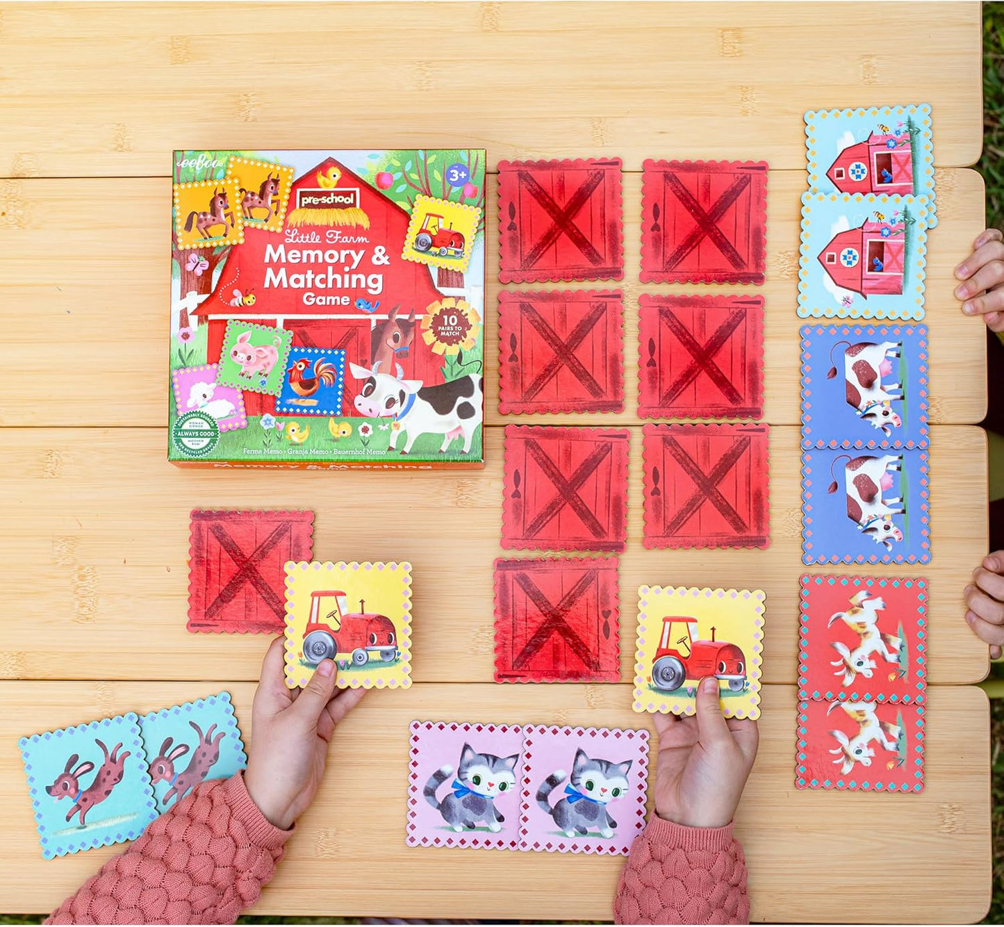 eeBoo: Memory and Matching Game- Little Trucks and a Bus- 24 Pairs, Develops Recognition, Concentration & Memory Skills, Age 3+