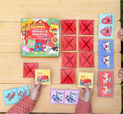 eeBoo: Memory and Matching Game- Little Trucks and a Bus- 24 Pairs, Develops Recognition, Concentration & Memory Skills, Age 3+