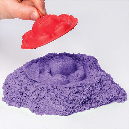 Kinetic Sand, Sandbox Playset with 1lb of Green and 3 Molds, for Ages 3 and up
