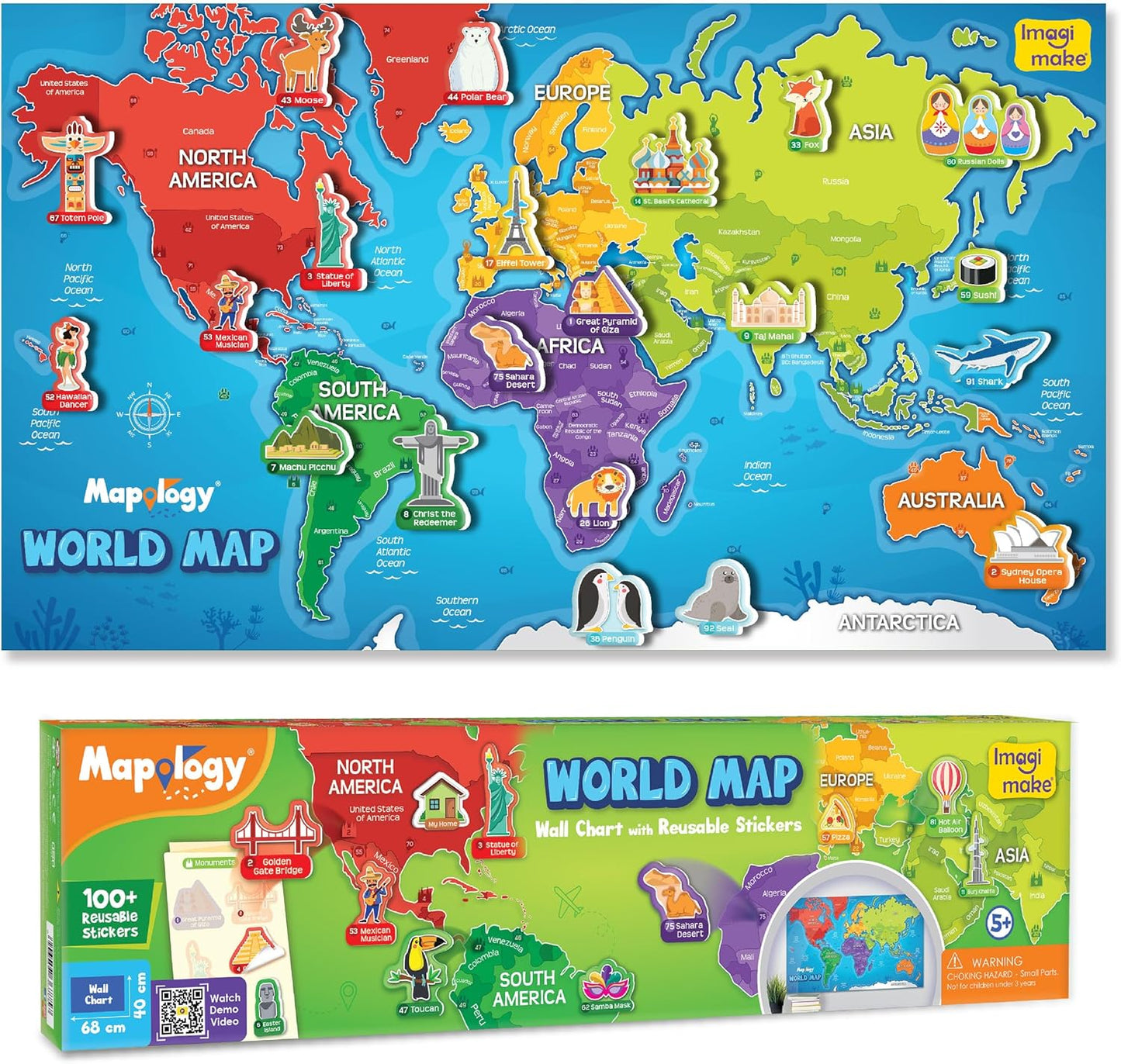 Imagimake Mapology Solar System for Kids | Educational Toys for Kids 5-7 | Space Toys | Puzzles for Boys & Girls Ages 4-8 | 6 Year Old Boy Gifts & Girl Gifts