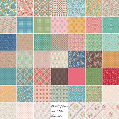 Riley Blake - Mercantile by Lori Holt - Quilt Seeds Block Pattern - Pins & Pincushions