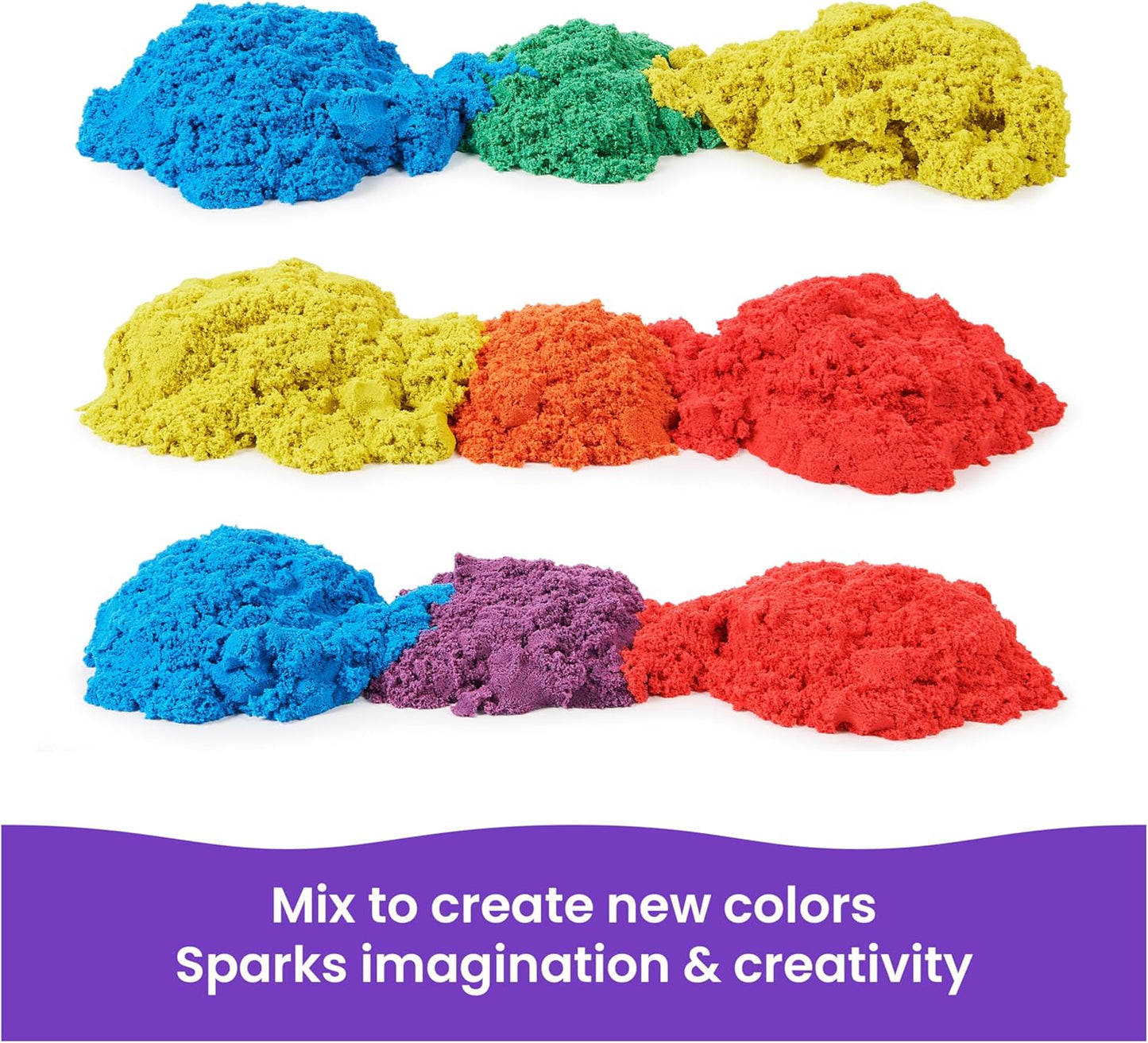 Kinetic Sand, 20-Pack Eggs with 3.3lbs Red, Yellow & Blue Play Sand for Egg Hunts, Party Favors & Goodie Bags, Sensory Toys for Kids Ages 3 and up