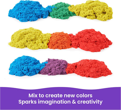 Kinetic Sand, 20-Pack Eggs with 3.3lbs Red, Yellow & Blue Play Sand for Egg Hunts, Party Favors & Goodie Bags, Sensory Toys for Kids Ages 3 and up