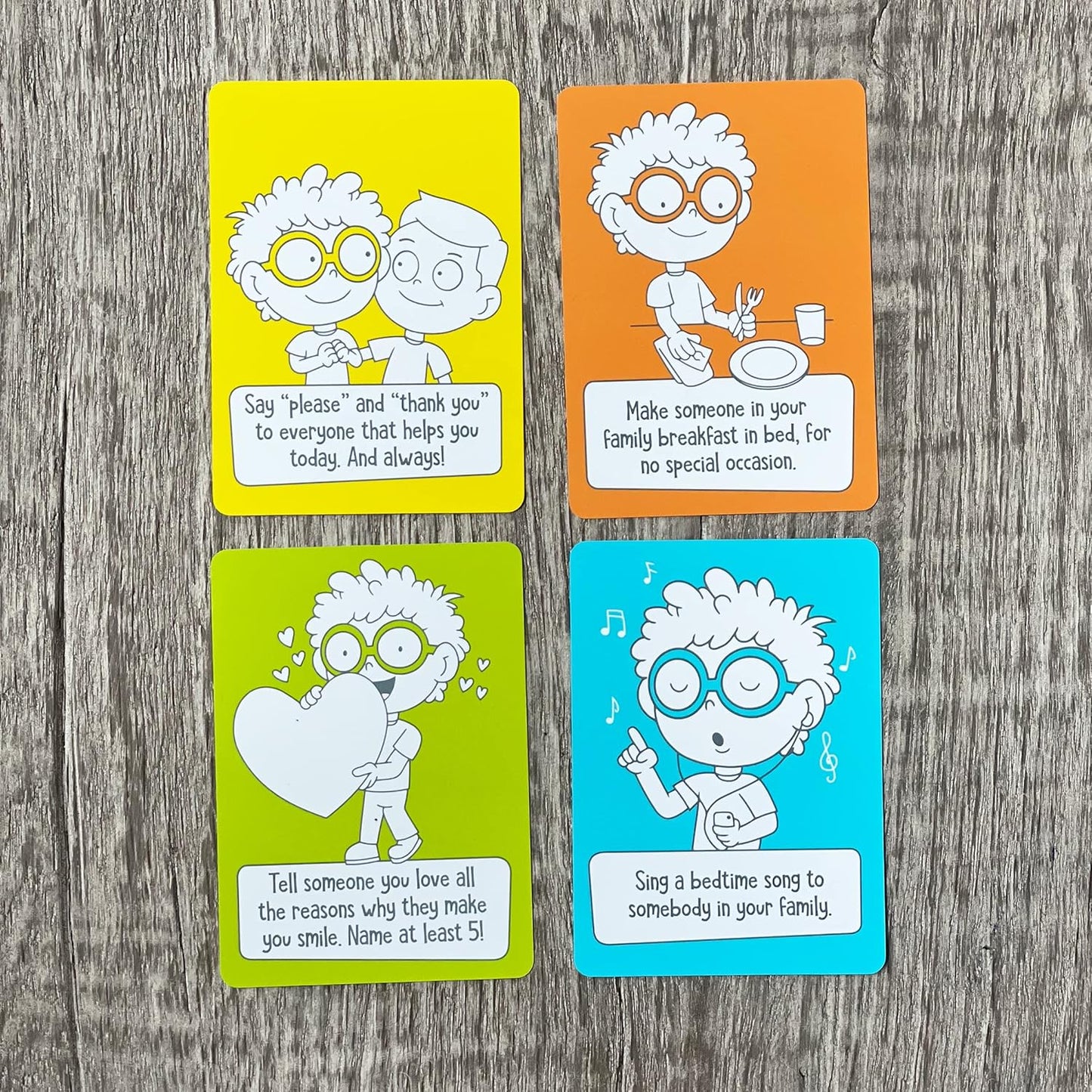 Open The Joy Kindness Mission Cards for Kids | 56 Secret Missions to Build Empathy, Compassion & Social Skills | Fun Screen-Free Activity Game for Families & Classrooms | Ages 4+ | SEL Learning Cards