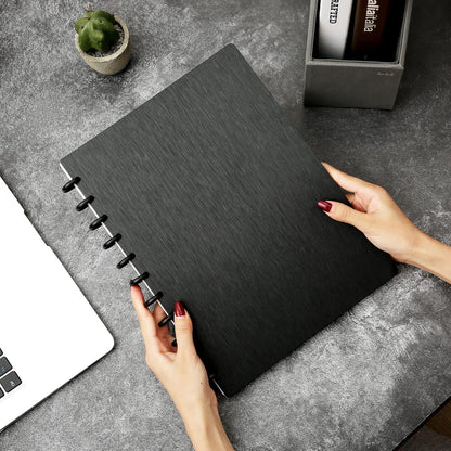Discbound Notebook Refills for 11 Discs Notebooks 8.6 in x 12 in Letter Size 120 Sheets Multi-Subject Project Lined Pages Customizable Removable Pages(100 GSM) Heavyweight Planing Paper