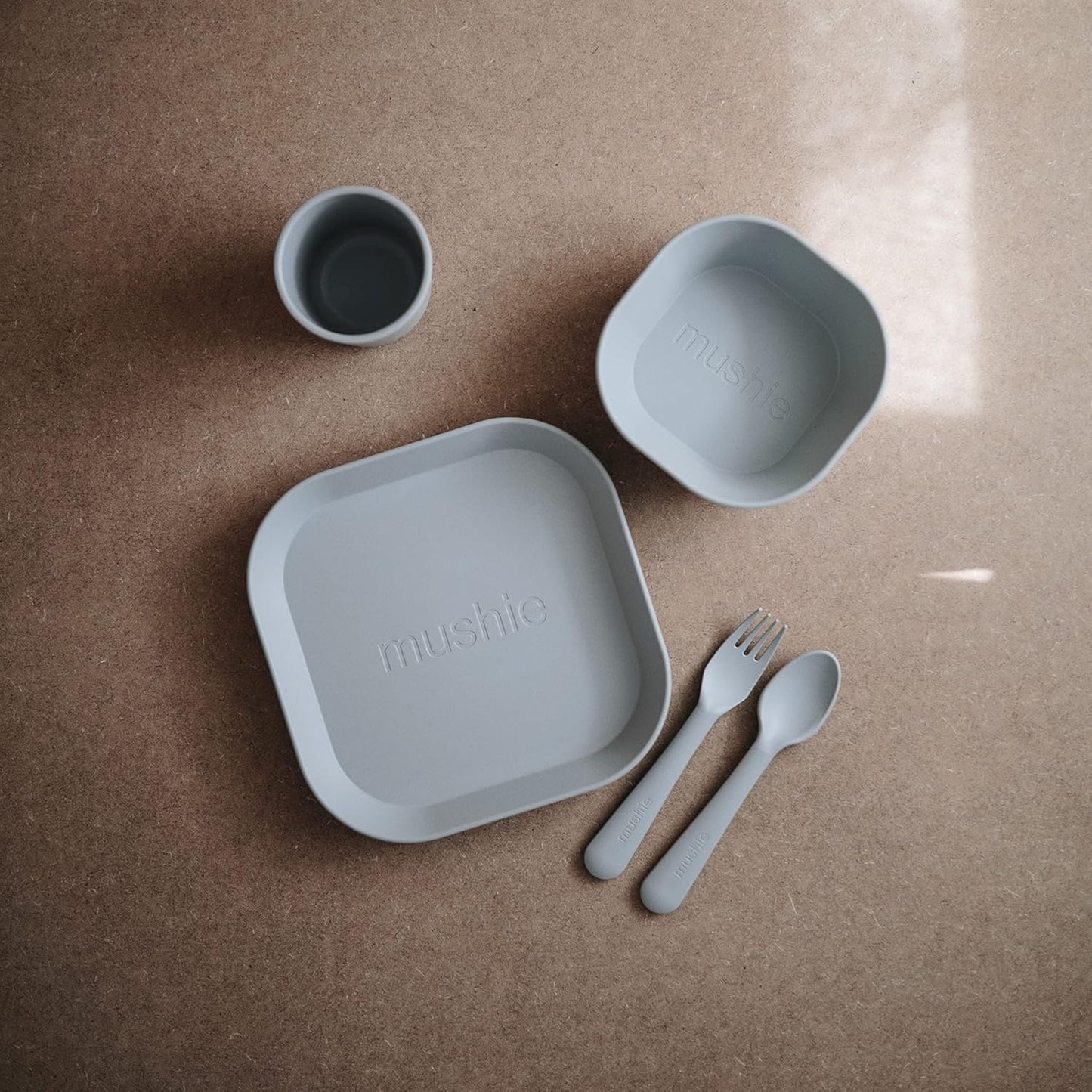 mushie Dinnerware Cups For Kids | Made in Denmark, Set of 2 (Ivory) - Colors A