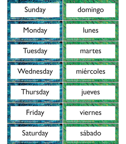 World of Eric Carle | The Very Hungry Caterpillar Learning Cards | English and Spanish, 67ct