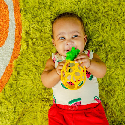 Bright Starts Oball Musical Toy, Jingle & Shake Pal, BPA-Free Easy-Grasp Baby Rattle Toy, Ages Newborn+