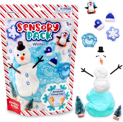 Creativity for Kids Sensory Pack: Christmas - Activities for Kids, Toddler Stocking Stuffers & Sensory Bin Filler, Travel Toys for Toddlers (Ages 3+)