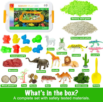 Galaxy Sensory bin, Gemstone Dig Kit,Galaxy Excavation Gem Kit with 5 Real Gemstones for Kids,Space Planet Toys STEM Science Kits,Alien Sandbox Play Set for Girls Boys 3 4 5 6 Years Old