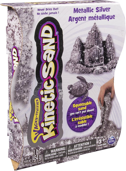 Kinetic Sand 6026411 "Metallic Sand Assortment Playset (Variety of Styles – Style Picked at Random)