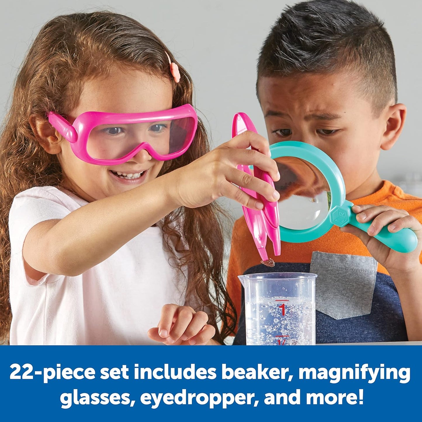 Learning Resources Primary Science Lab Activity Set - Experiments for Kids, Chemistry Toy, Pretend Play, STEM Projects, Classroom Must Haves, Teacher Supplies, Montessori Gifts for Boys and Girls