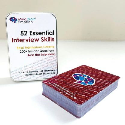 Mind Brain Emotion 52 Essential Conversations for Home, Therapy, Speech, School Classroom - Conversation Cards for Kids, Family, Teacher & Counselor to Build Growth Mindset & Communication Skills