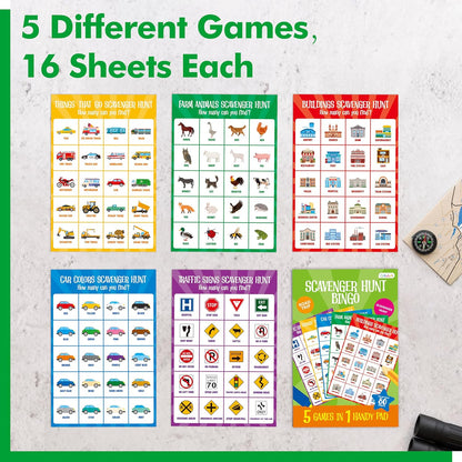 Pen Control & Tracing Activity Pad, 80 Tear-off Sheets Alphabet & Number Handwriting Practice Notepad for Kids, Letters A-Z/Numbers1-20/Patterns Tracing Workbook for Plane, Car Travel, Road Trip