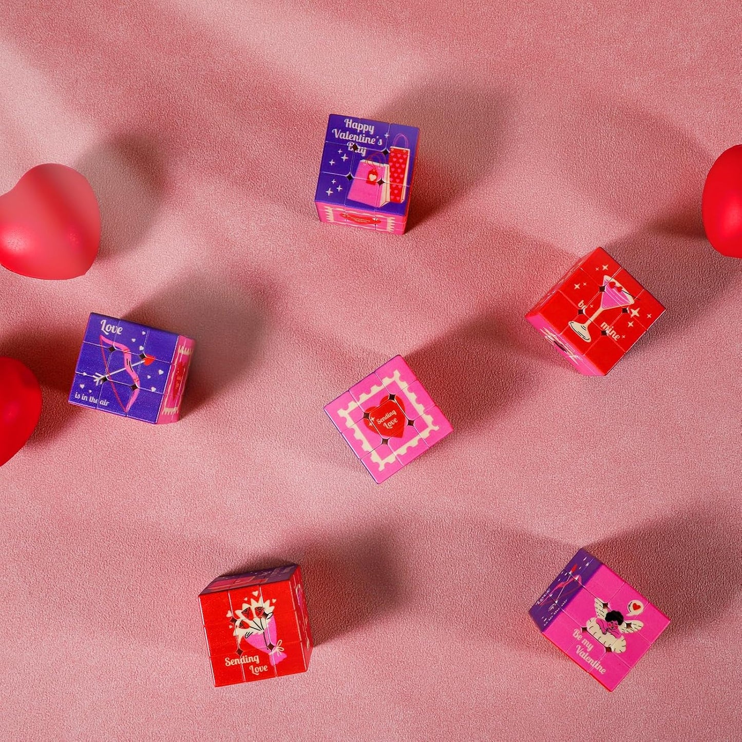 48 Pack Mini Cube Bulk, 1.18 Inch 3x3x3 Small Puzzle Cubes Set, Birthday Party Favors, Classroom Rewards Prizes, Stocking Stuffers, Easter Basket Fillers for Kids