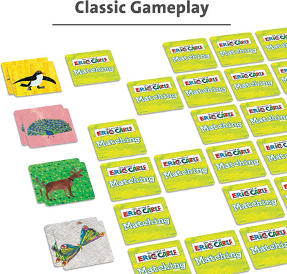 Wonder Forge Eric Carle Matching Game For Boys & Girls Age 3 To 5 - A Fun & Fast Animal Memory Game