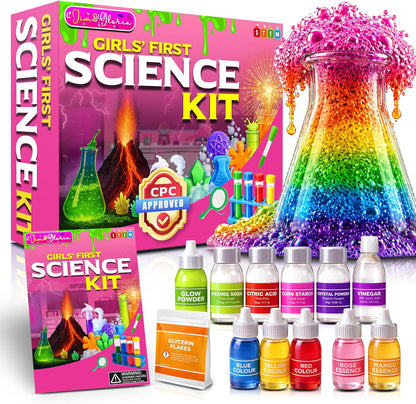 Jim&Gloria Science Kits for Kids Age 5-7 8-12 Year Old Birthday Gifts for Girls Boys, Learning & Educational Toys, Stem Toys, Chemistry Set, Science Experiments for Kids Volcano Projects
