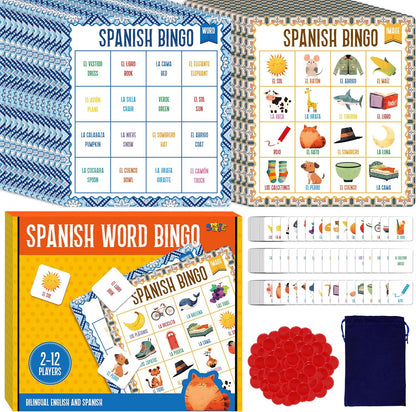 SpriteGru Multiplication & Division Bingo Game, 480 Math Problems, 2 Educational Math Board Game for Kindergarten and Preschool Kids 4-8, Perfect for Classroom & At Home (Up to 25 Players)