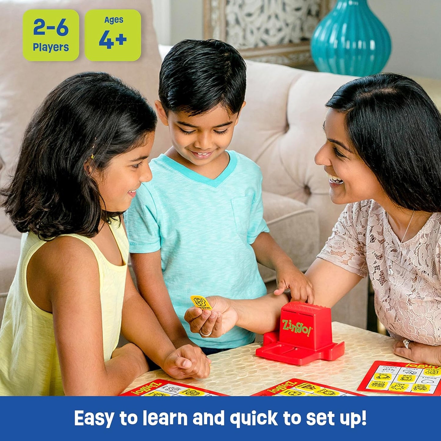 ThinkFun 7706-T Zingo Word Builder Early Reading Game - Award Winning Game for Pre-Readers and Early Readers