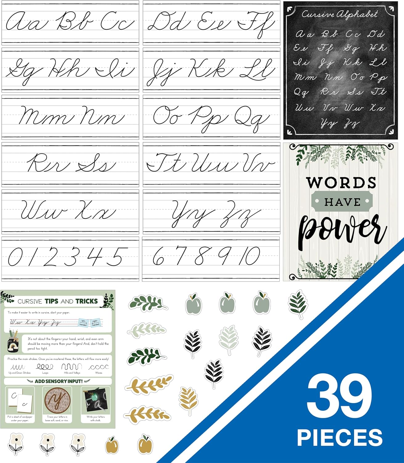 Carson Dellosa Education 26 pc Set of ABC Bulletin Board Decorations aids early learning with bright alphabet visuals and sight word images that help toddlers build strong foundational sound skills.