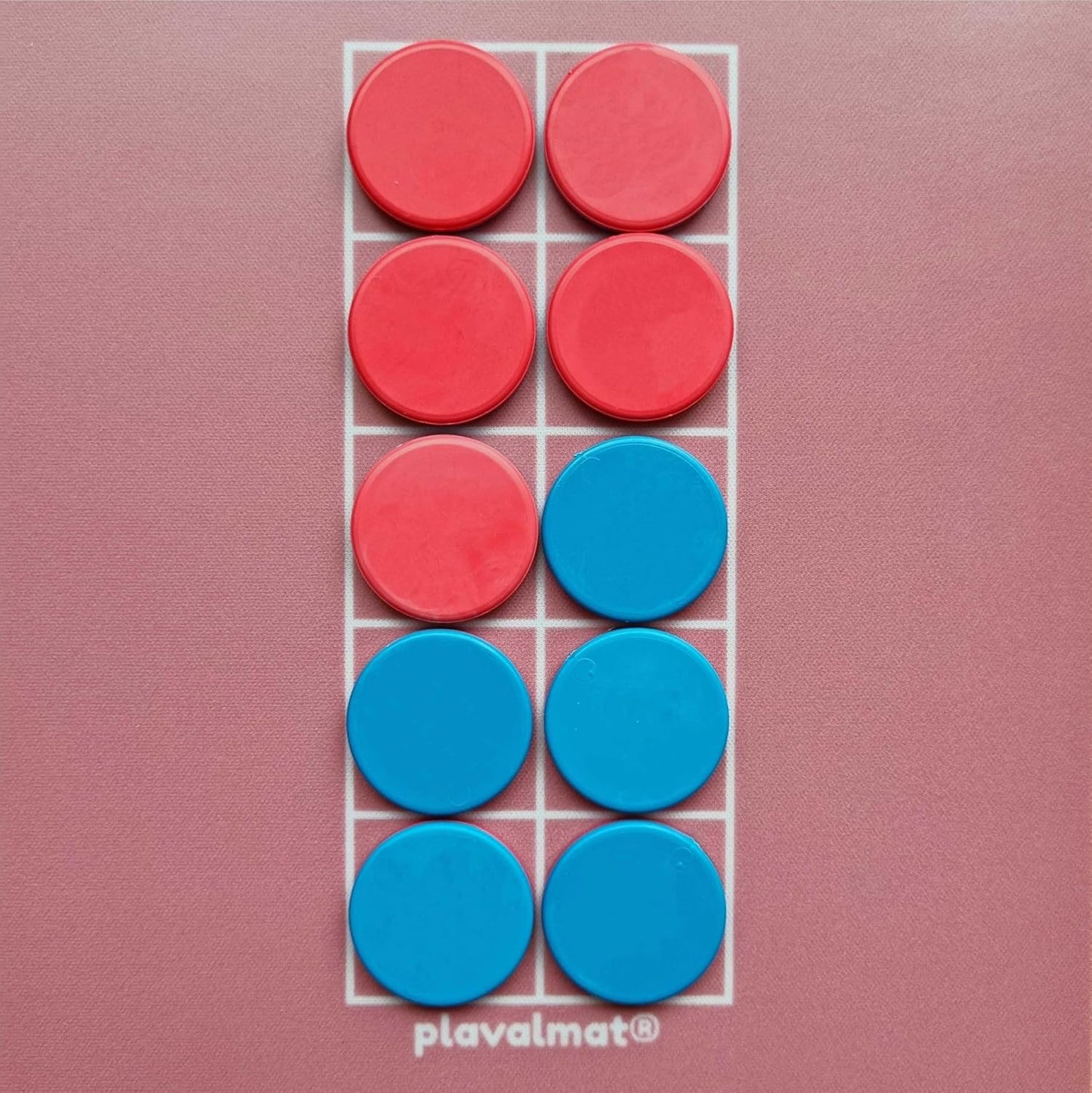plavalmat® Multifunctional Math Mat Place Value Chart (Millions to 0.001 with fraction, decimal and percentage equivalents, units of metric measure and money)