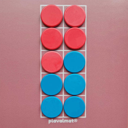 plavalmat® Multifunctional Math Mat Place Value Chart (Millions to 0.001 with fraction, decimal and percentage equivalents, units of metric measure and money)
