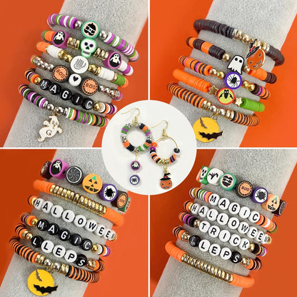 Colorful Alphabet Beads A-Z 1350+Pcs Letter Bead, Acrylic 4x7mm Round Digit Letter Beads Kits,Bracelets Necklaces DIY Jewelry Making Kits (Colorful,1350+PCS)