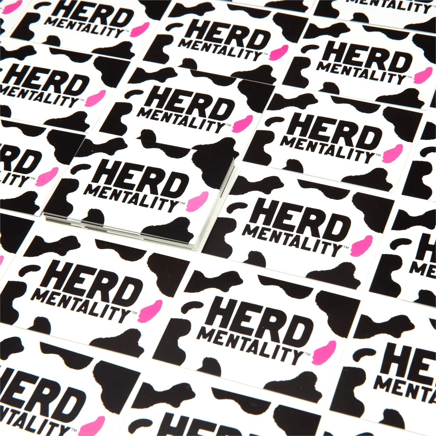 Herd Mentality: Udderly Funny Family Board Game | Easy & Fun for Big Groups of 4-20 Players | Includes 20 Extra Exclusive Questions