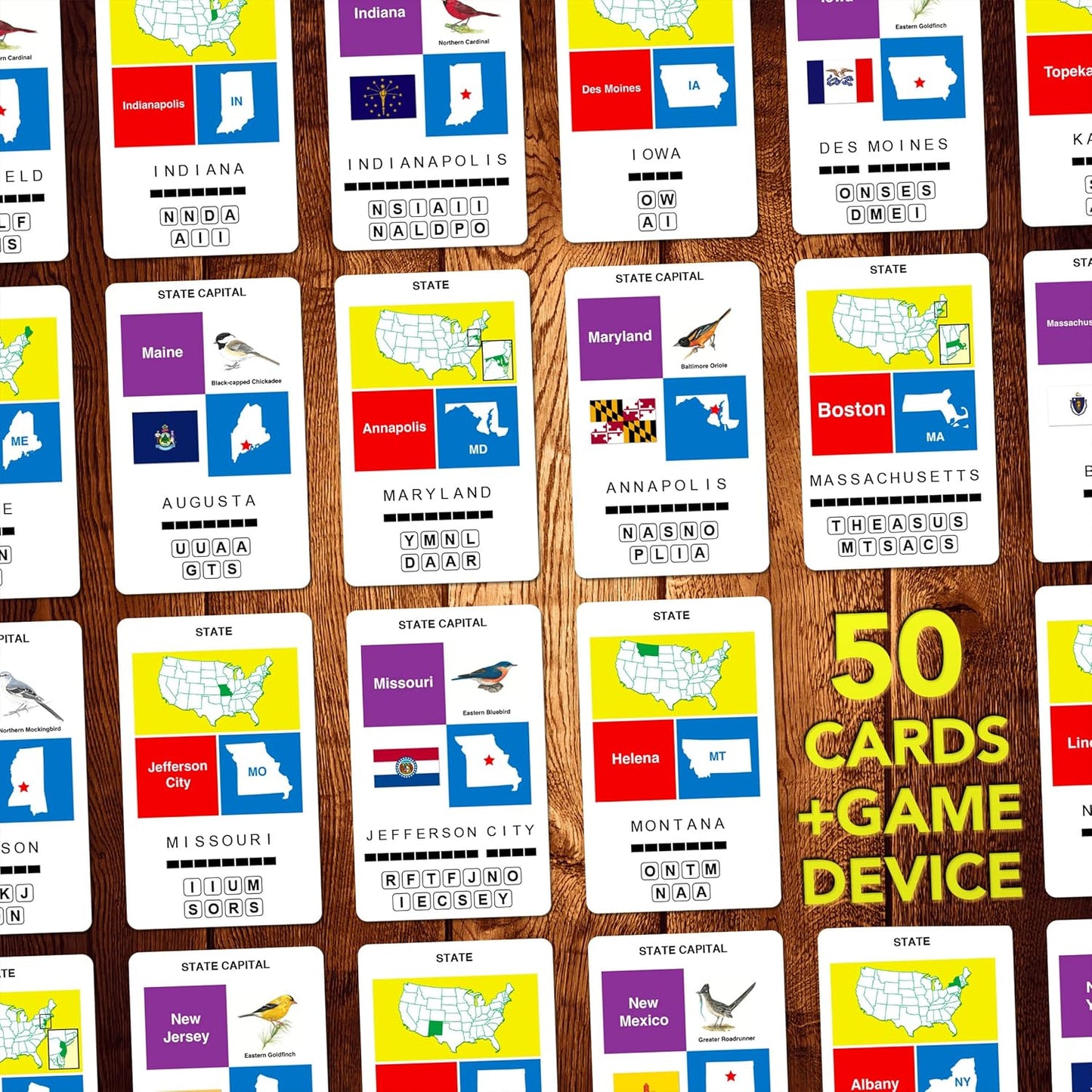 100 PICS Brain Teasers Travel Game - Solve 100 Puzzles | Flash Cards with Slide Reveal Case | Card Game, Gift, Stocking Stuffer | Hours of Fun for Kids and Adults | Age 6+