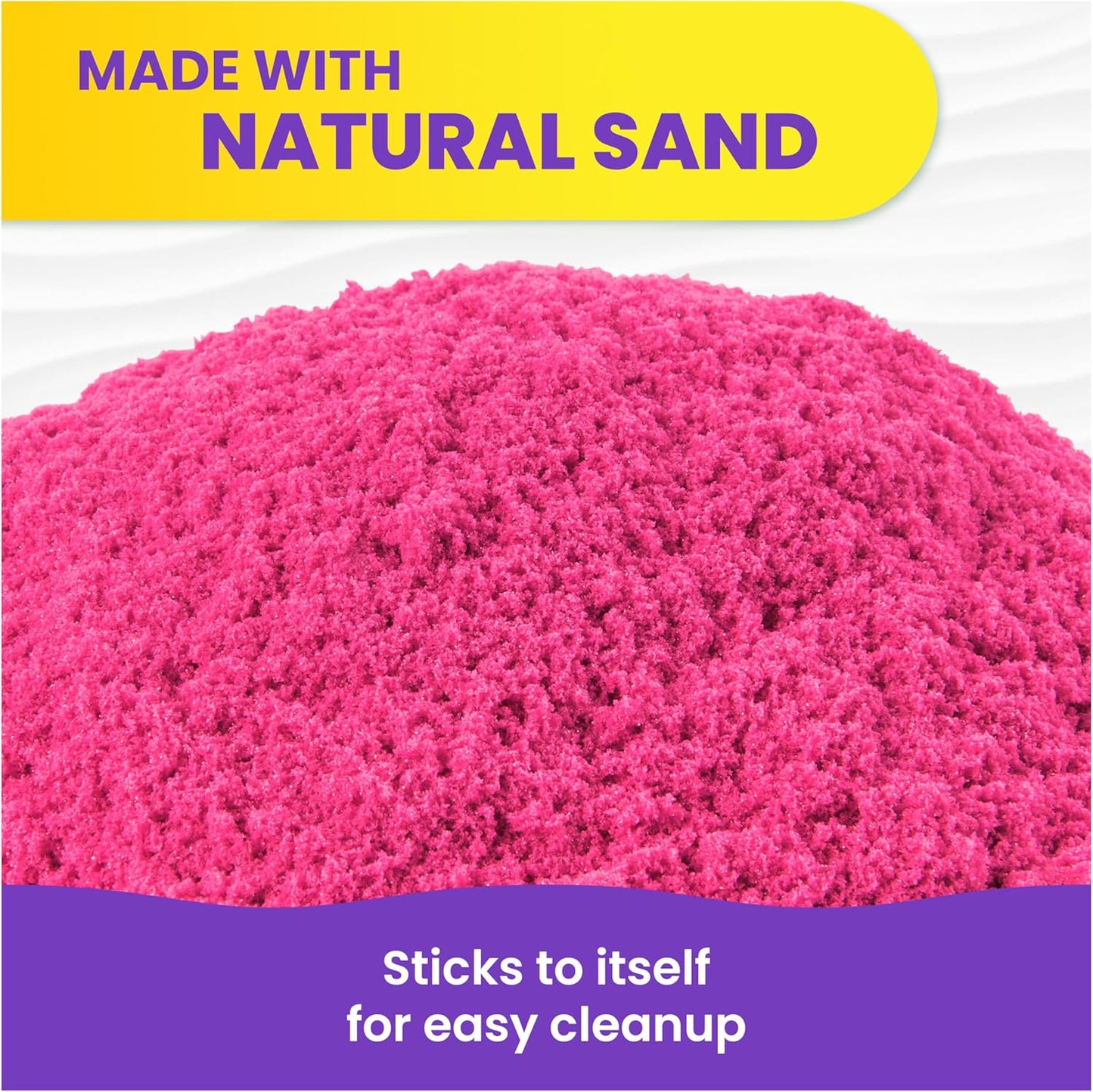 Kinetic Sand, Twinkly Teal 2lb Bag of All-Natural Shimmering Play Sand for Squishing, Mixing and Molding, Sensory Toys for Kids Ages 3 and up