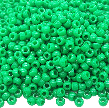 Auvoua 1000Pcs Pony Beads Bracelet 9mm Yellow Plastic Barrel Pony Beads for Necklace,Hair Beads for Braids,Key Chain,Jewelry Making (Yellow)