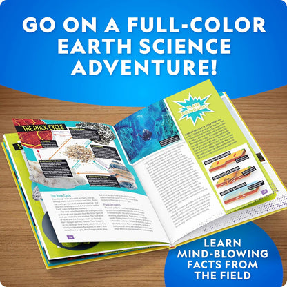 National Geographic Rock Bingo Game - Play Rock Bingo, Mineral Memory, Gemstone Trivia, & Card Games, Collection Includes Over 150 Rocks and Minerals, Educational STEM Toy for Kids (Amazon Exclusive)
