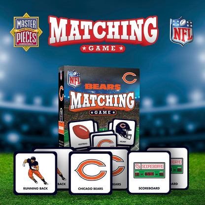MasterPieces Sports Games - NFL Matching Game - Game for Kids and Family - Laugh and Learn