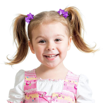 20pc Ponytailers Balls Elastics 18mm Round Opaque Multicolored Twin Beads Bauble Holders Toddler Kids Braiding Styling