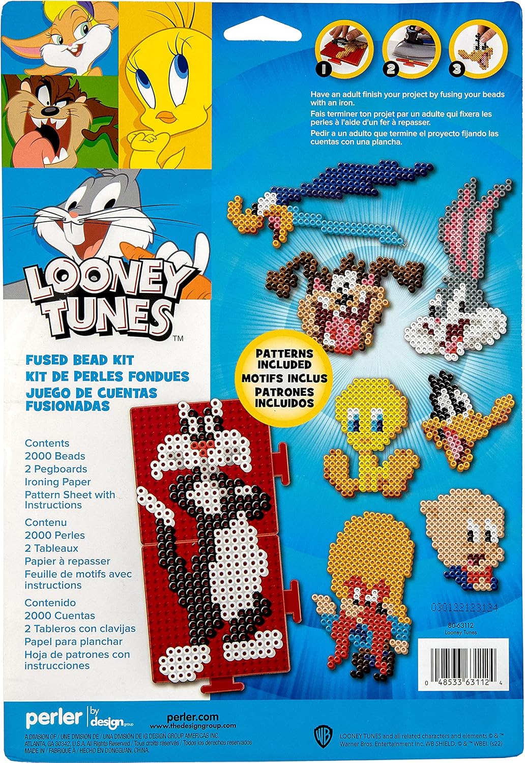 Perler Beads Justice League Superhero Crafts for Kids, 4504 pcs