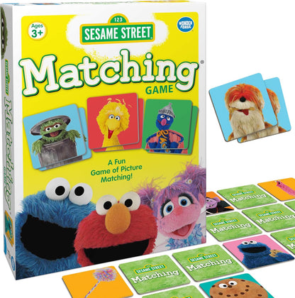 Wonder Forge Sesame Street Memory Matching Game: Fun Toddler Learning Toys & Games for Kids Ages 3-5, Ideal for Family Play & Education