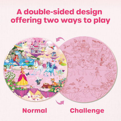 SYNARRY Solar System Floor Puzzles for Kids Ages 4-8, Large 70 Piece Jigsaw Puzzles for Kids Ages 4-6, Space Planet Astronaut Toys Puzzles, Preschool Learning Toys, Easter Basket Stuffers for Boy Girl