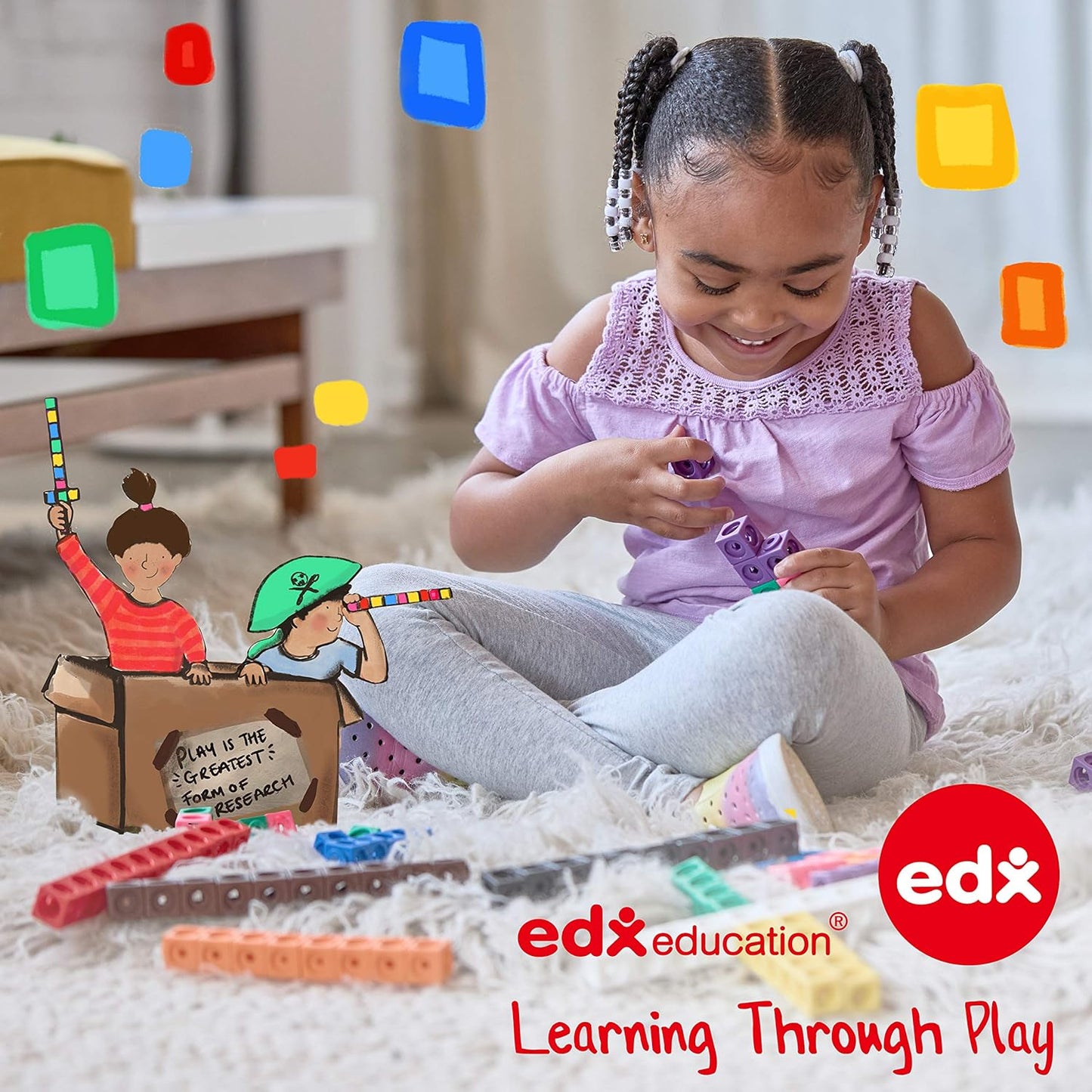 edxeducation My Gears Animal Set - 122 Pieces - 8+ Activities - Gears Toys for Kids - Build Rotating, Moving Models - Building Toys for Kids Ages 4-8