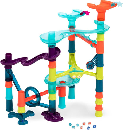 – Marble Run Toy Set – 62-Piece Interactive STEM Toy Featuring Lights, Sounds, and Modular Track Designs – Enhances Creativity, Early Engineering Skills – Ages 3 and Up
