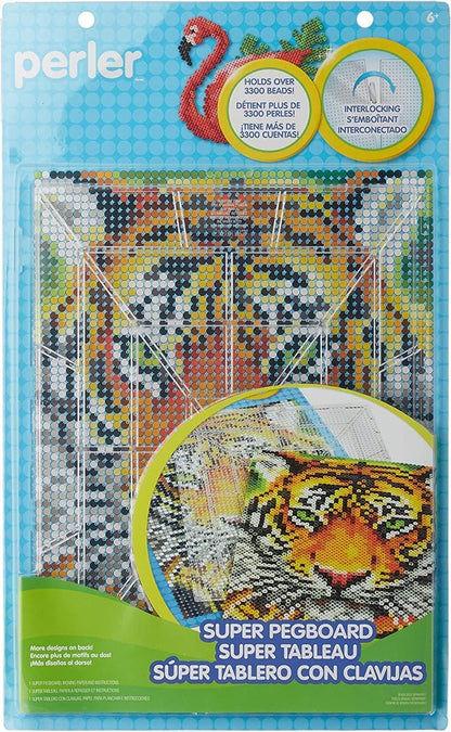 Beads Funfusion: Large Clear Interlocking Pegboards