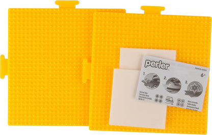Beads Funfusion: Large Clear Interlocking Pegboards
