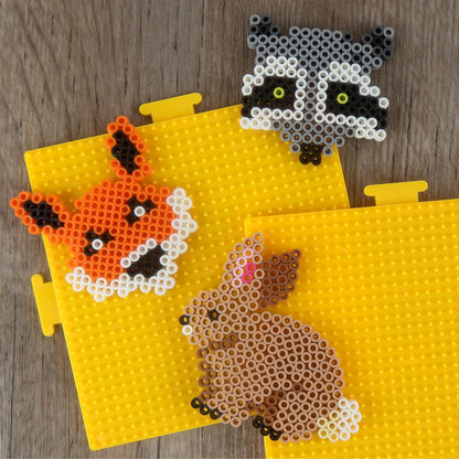 Beads Funfusion: Large Clear Interlocking Pegboards