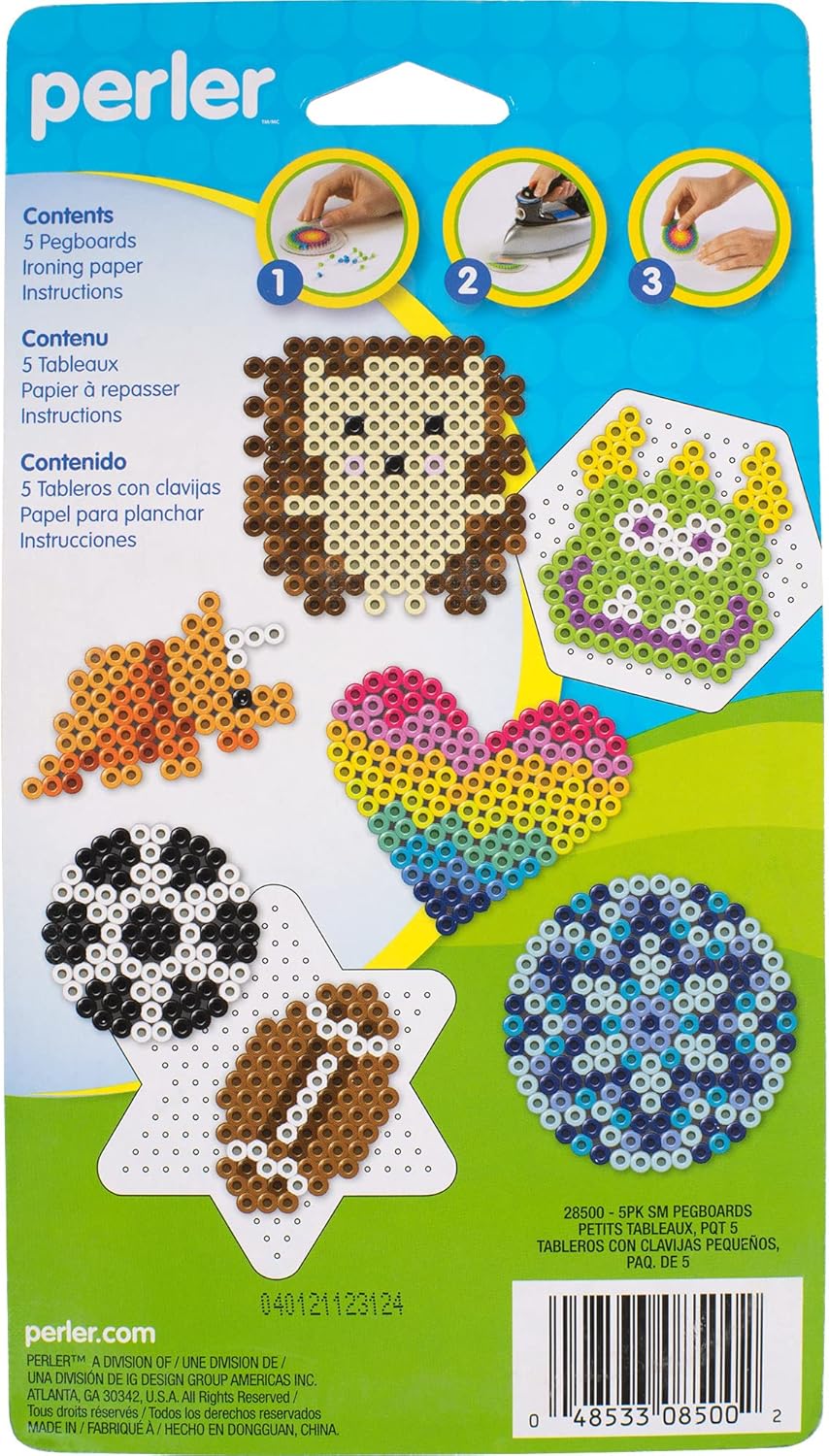Beads Funfusion: Large Clear Interlocking Pegboards