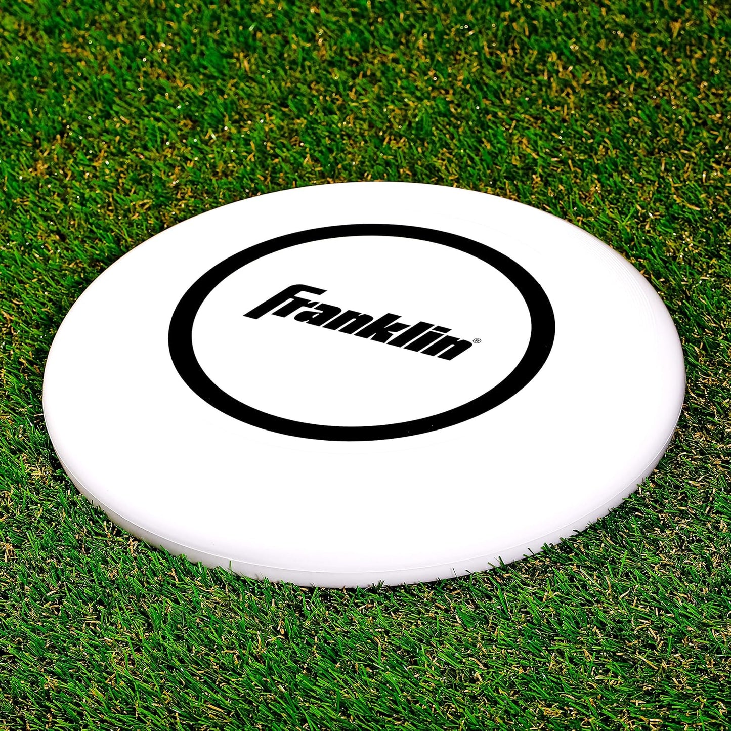 Franklin Sports Flying Disc - Disc for Beach, Backyard, Lawn, Park, Camping - 140 or 175 Grams - Perfect for Dogs - White