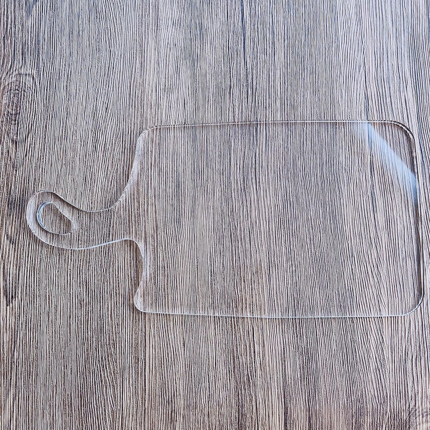 Cutting Board Charcuterie Board Serving Board Acrylic Router Template, Clear Acrylic Template, Woodworking Router Template