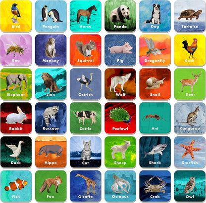 Memory Matching Game, 72 PCS Sight Words Matching Cards for Kids, 36 Pairs Memory Cards, Educational Toy for Children to Learn Sight Words 5+ Years Old