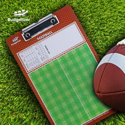Dry Erase Coaches Clipboard - Includes Whistle and Dry Erase Markers - Double Sided Coach Whiteboard