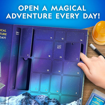 NATIONAL GEOGRAPHIC 2026 Science Kit & Rock Collection Advent Calendar – Jumbo Advent Calendar with 24 Days of Science Experiments, Gemstones & More for Kids, STEM Projects for Kids Ages 8-12