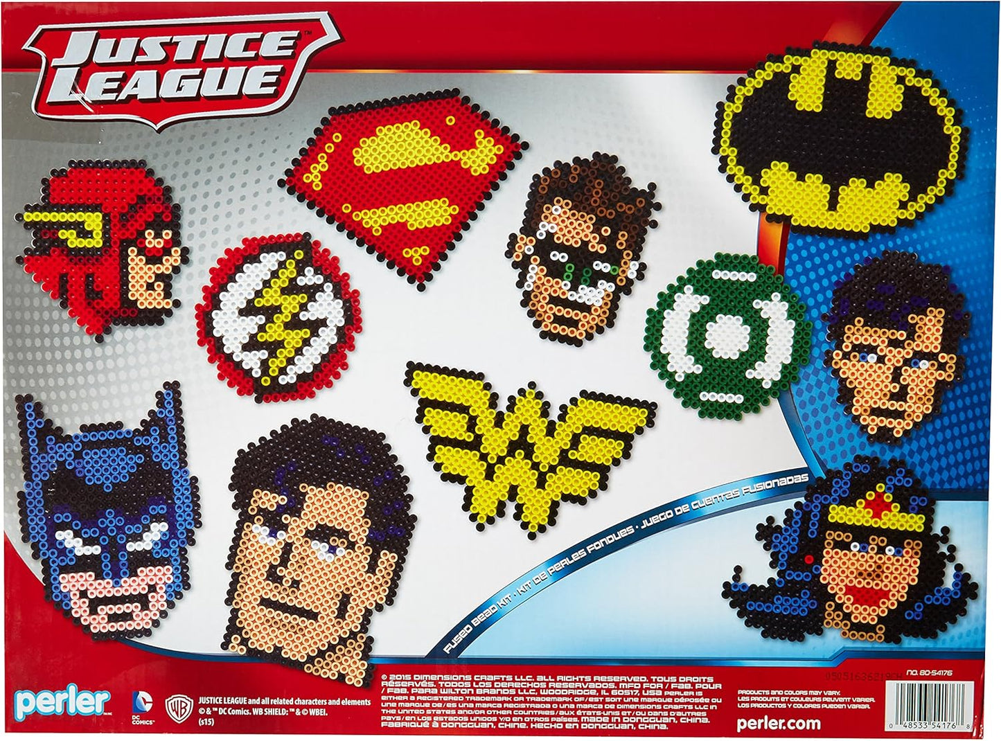 Perler Beads Justice League Superhero Crafts for Kids, 4504 pcs